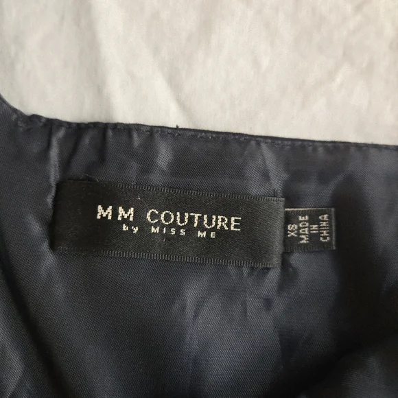 MM Couture One-Shoulder Black Cocktail Dress - Picture 2 of 11